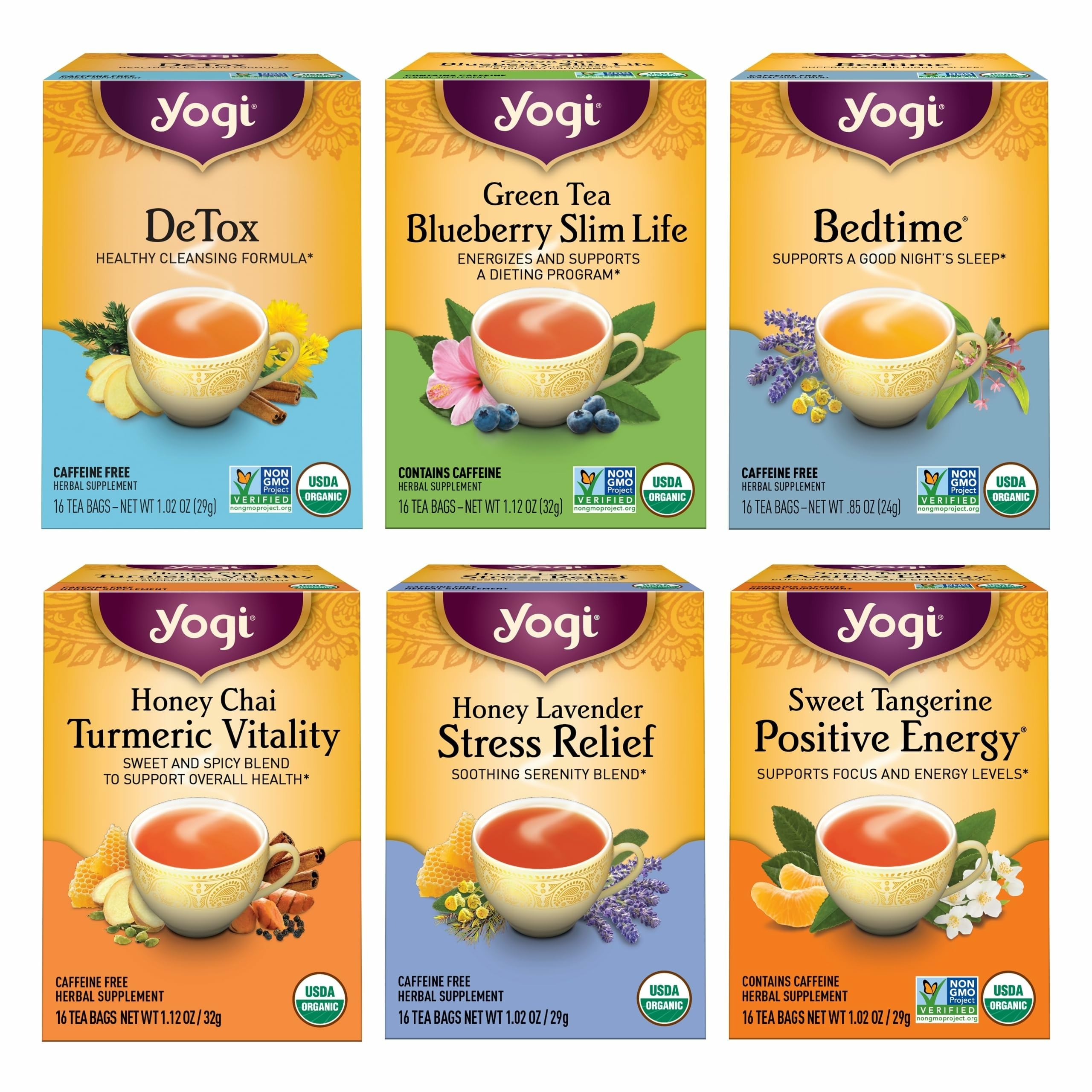 Yogi Tea Favorites Variety Pack 1